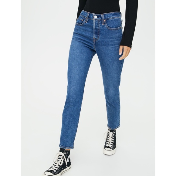 Levi's Women's High Rise Wedgie Icon Ankle Jeans 32W - Picture 3 of 14